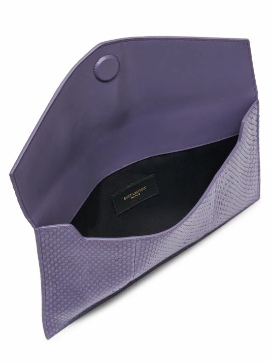 Wholesale 💯 Saint Laurent Medium Python Envelope Pouch 🤩 - Image 3