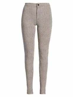 Budget 🎁 Saint Laurent Glen Check Skinny Trousers 🤩