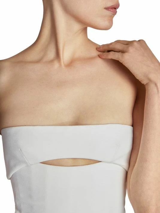 Budget ๐ Saint Laurent Cut-Out Strapless Midi ๐ Dress ๐ - Image 6