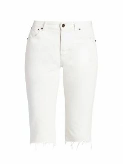 Buy 🛒 Saint Laurent Raw Edge Bermuda Shorts 🥰