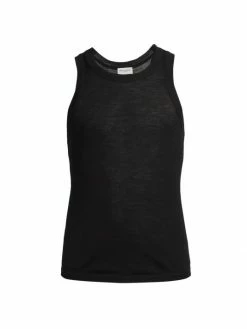 Deals 🎉 Saint Laurent Liquett Wool Tank Top For Men ⌛