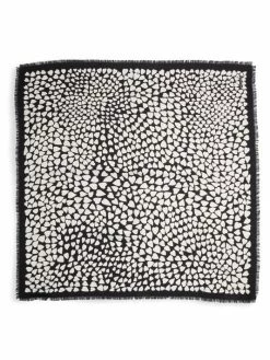 Buy 😍 Saint Laurent Heart-Print Silk Square Scarf ⭐