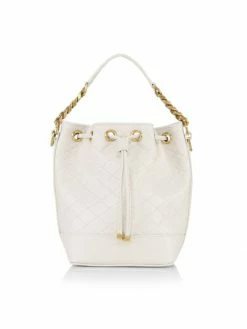 Outlet ⭐ Saint Laurent Quilted Leather Bucket Bag Nero 🥰