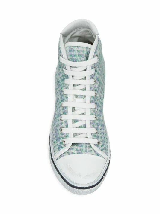 Flash Sale 🥰 Saint Laurent Malibu Tweed High-Top 👟 Sneakers 👍 - Image 5