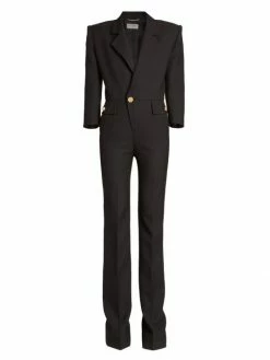 Coupon ๐ Saint Laurent Wool Suit Jumpsuit ๐งจ