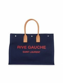 Best Sale 👍 Saint Laurent Rive Gauche Linen Tote Bag For Men ❤️