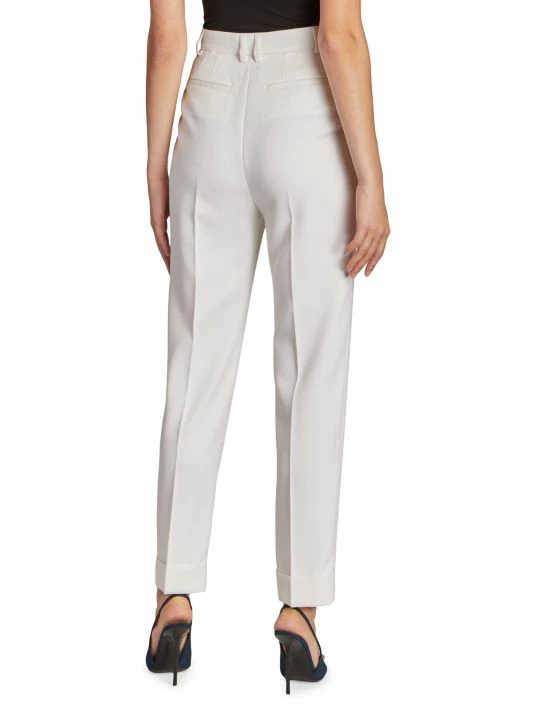 Hot Sale โค๏ธ Saint Laurent Wool Flat Front Trousers ๐ - Image 5