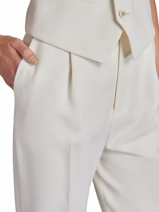 Hot Sale โค๏ธ Saint Laurent Wool Flat Front Trousers ๐ - Image 6