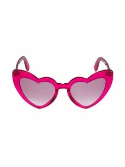 Deals ✔️ Saint Laurent Lou Lou 54MM Heart-Shaped 👓 Sunglasses 🔔