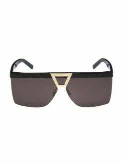Coupon ⌛ Saint Laurent Palace 99MM Shield 👓 Sunglasses ⌛