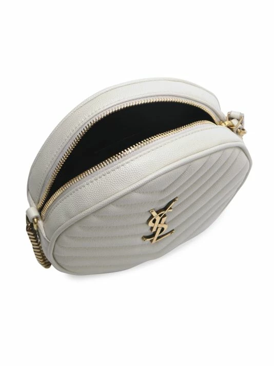 Promo ๐ Saint Laurent Jade Round Matelassé Leather Bag Crema Soft ๐ - Image 2