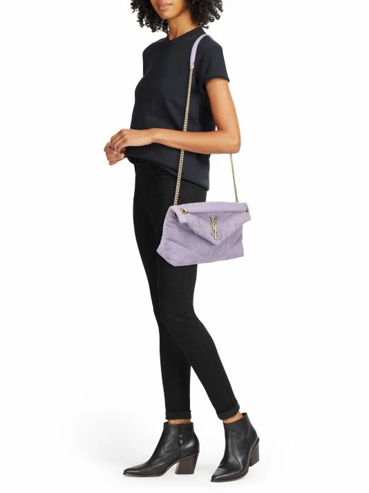 Deals โญ Saint Laurent Small Denim Puffer Shoulder Bag ๐งจ - Image 2