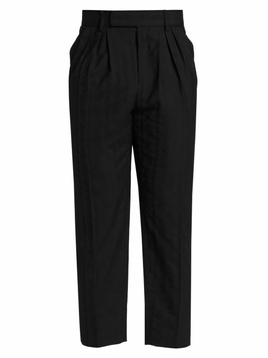 Cheap ๐งจ Saint Laurent High-Rise Wool Trousers For Men ๐