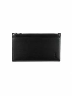Discount 😍 Saint Laurent Smooth Leather Credit Card Wallet 🤩
