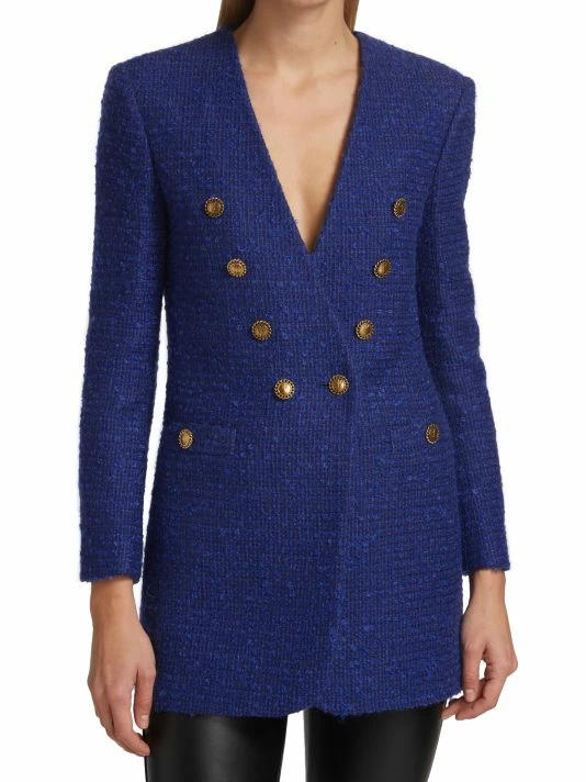 Best reviews of ๐ Saint Laurent Double-Breasted Tweed Blazer ๐ - Image 2
