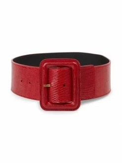Best deal ✨ Saint Laurent Lizard-Embossed Leather Belt ✔️