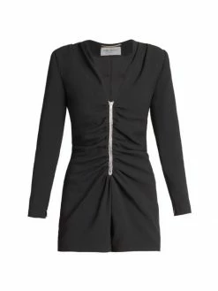 Best Sale ๐ Saint Laurent Embellished Zip Romper ๐