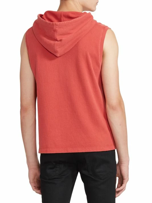 Best Sale ⌛ Saint Laurent Sans Manches Sleeveless Hoodie For Men 👏 - Image 5