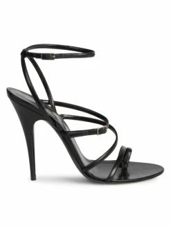 New 🎁 Saint Laurent Sexy Strappy Leather 🩴 Sandals ⭐
