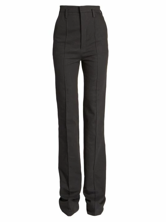 Cheapest ๐งจ Saint Laurent High-Waisted Pintuck Denim Trousers ๐ฅฐ