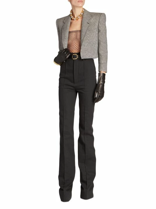 Cheapest ๐งจ Saint Laurent High-Waisted Pintuck Denim Trousers ๐ฅฐ - Image 2