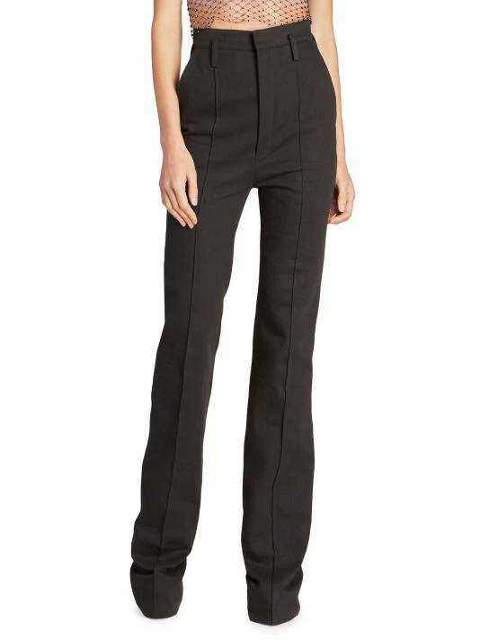 Cheapest ๐งจ Saint Laurent High-Waisted Pintuck Denim Trousers ๐ฅฐ - Image 3