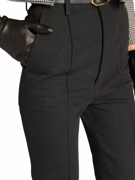 Cheapest ๐งจ Saint Laurent High-Waisted Pintuck Denim Trousers ๐ฅฐ - Image 7