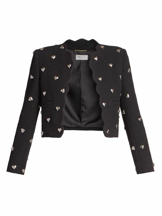 Deals ๐ Saint Laurent Heart Scalloped Jacket ๐