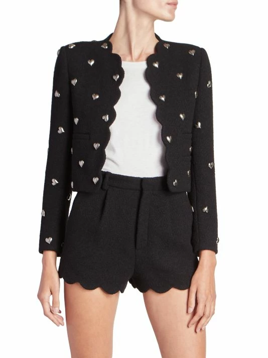 Deals ๐ Saint Laurent Heart Scalloped Jacket ๐ - Image 3
