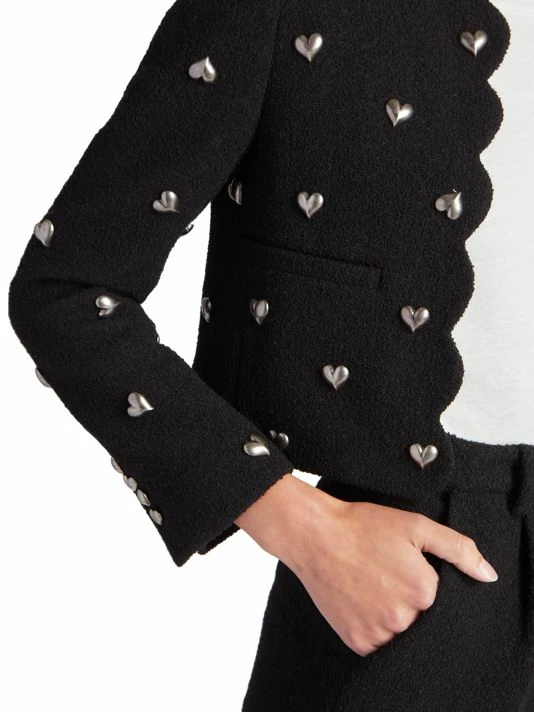 Deals ๐ Saint Laurent Heart Scalloped Jacket ๐ - Image 6