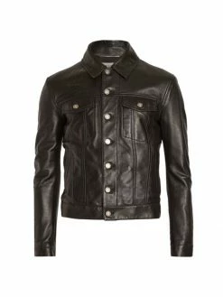 Brand new ✔️ Saint Laurent Classic Leather Jacket For Men ✔️