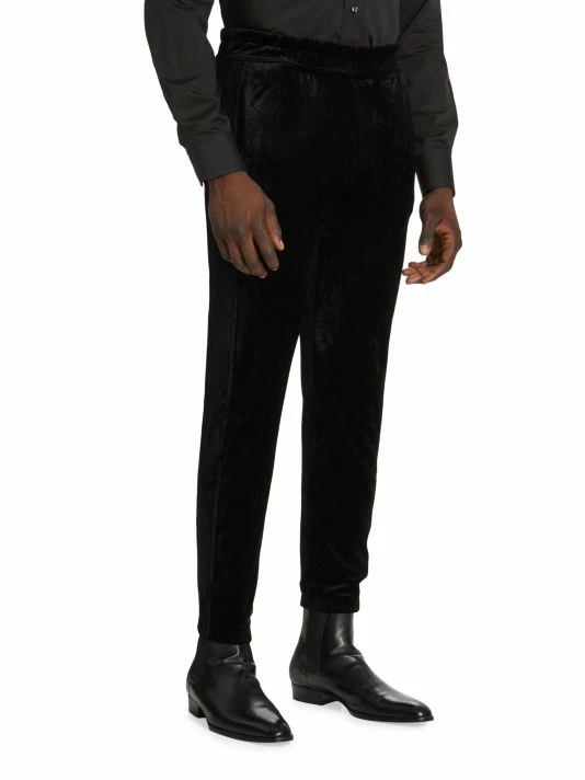 Brand new 🔔 Saint Laurent Velour Tapered Joggers For Men 💯 - Image 4