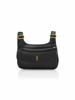 Best reviews of 💯 Saint Laurent Small Charlie Leather Shoulder Bag ✨