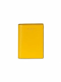 Hot Sale 🔥 Saint Laurent Bifold Leather Wallet For Men Yellow 😍