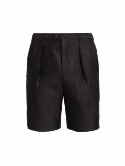 Outlet 🎉 Saint Laurent Paisley Silk Shorts For Men 🥰