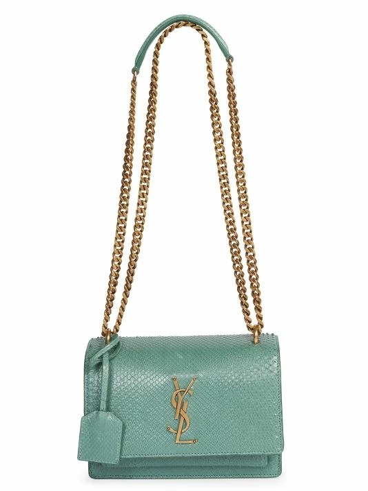 Outlet ๐งจ Saint Laurent Small Sunset Python Shoulder Bag โ - Image 5