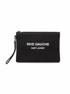 Flash Sale ✔️ Saint Laurent Rive Gauche Zipper Pouch For Men ✨