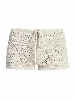 Buy ⭐ Saint Laurent Crochet Wool Shorts 🛒
