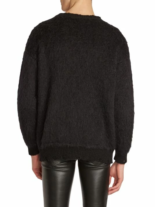 Discount 💯 Saint Laurent Playboy Mohair Sweater For Men 👍 - Image 5