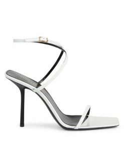 Buy 😀 Saint Laurent Leather High-Heel 🩴 Sandals 🧨