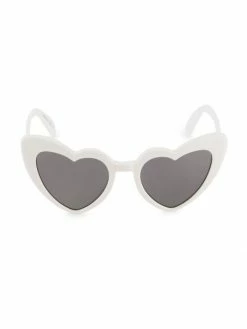 Best reviews of 🥰 Saint Laurent Loulou 54MM Heart 👓 Sunglasses 🎉