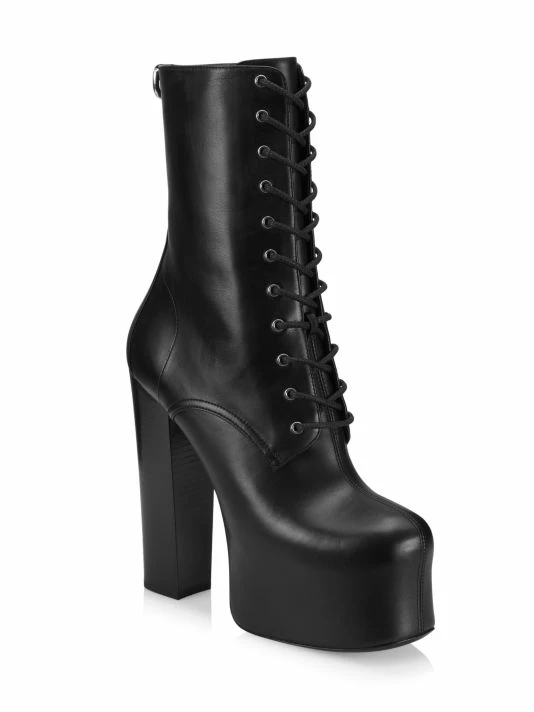 Flash Sale โญ Saint Laurent Mina Lace-Up Platform ๐ฅพ Boots ๐ฅ - Image 2