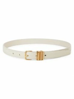 Best Sale 🧨 Saint Laurent Stacked-Loop Lizard-Embossed Leather Belt ❤️