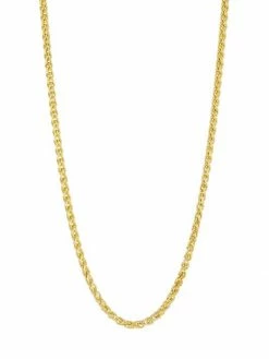 Best Sale ⌛ Saint Laurent Goldtone Wheat Chain Necklace 😀