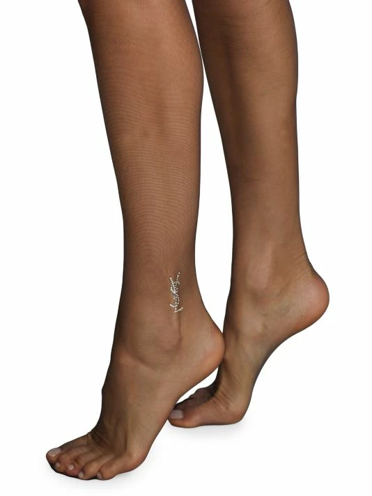 Cheapest ⭐ Saint Laurent Embellished Monogram Tights ✔️ - Image 3