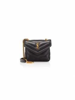 Cheap 🔔 Saint Laurent Quilted Leather Mini Shoulder Bag ❤️
