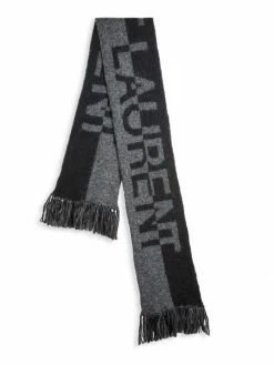 Buy ✔️ Saint Laurent Stole Colorblock Logo Scarf For Men 👍