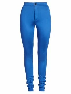 Buy ❤️ Saint Laurent Skinny Mid-Rise Pants Rouge ✨