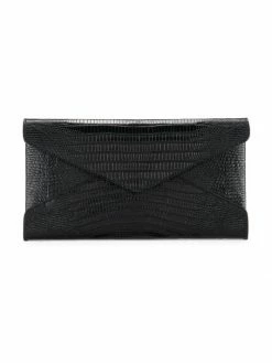 Top 10 ⭐ Saint Laurent Paloma Lizard-Embossed Leather Pochette ✨