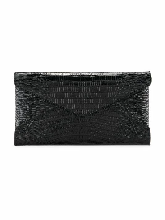 Top 10 ⭐ Saint Laurent Paloma Lizard-Embossed Leather Pochette ✨